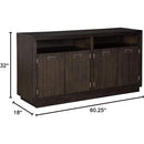 Hyndell 60.13 Inch Contemporary Dining Room Buffet Server With Double Cabinets