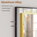 Gold Floor Mirror 21x57 Inch Full Length With Stand