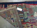 3' X 5' New Vintage Handmade Afghan Balouch Tribal Wool Pictorial Rug