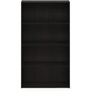 Espresso Four Tier Bookcase Bookshelf Storage Shelves