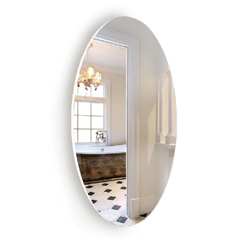 Frameless wall mounted makeup mirrors bathroom mirror