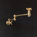 Unlacquered Brass Pot Filler Faucet, Brass kitchen Pot Filler