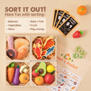 Tiny Land® Play Kitchen Accessories – Wooden Play Food for Play Kitchen: Pretend Cooking Set for Kids