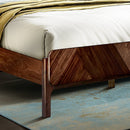 Bifrost Solid Wood Bed Frame With Headboard