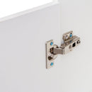 White modern simple hair desk, multi-layer storage, large storage space