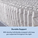 Full Size Hybrid Mattress Box Cooling Memory Foam Technology