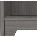 Bush Furniture Cabot Tall 5 Shelf Bookcase Modern Gray