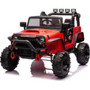24V Kids Ride On 400W Electric toy car W/Parents Control,Four-wheel suspension,Front and rear LED searchlight,With Bluetooth,MP3,USB,Music,Volume adjustment,Light control and Power display For Kids 3+