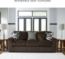 Queen Sofa Sleeper Anthracite Black Memory Foam Ultra