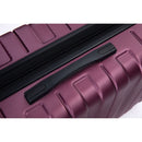 3 Piece Luggage Sets PC Lightweight & Durable Expandable Suitcase with Two Hooks, Double Spinner Wheels, TSA Lock, (21/25/29) Wine Red