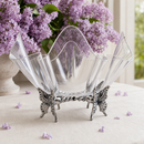 Butterfly Stand Acrylic Bowl 14
