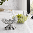 Fleur-De-Lis Stand Acrylic Bowl 11