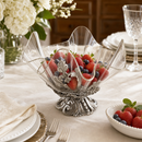 Fleur-De-Lis Stand Acrylic Bowl 11