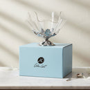 Fleur-De-Lis Stand Acrylic Bowl 11