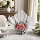 Fleur-De-Lis Stand Acrylic Bowl 11
