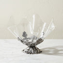 Fleur-De-Lis Stand Acrylic Bowl 11