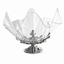 Fleur-De-Lis Stand Acrylic Bowl 14