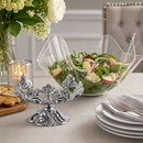 Fleur-De-Lis Stand Acrylic Bowl 14