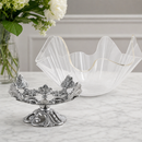 Fleur-De-Lis Stand Acrylic Bowl 14