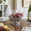 Fleur-De-Lis Stand Acrylic Bowl 14