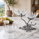 Grape Acrylic Bowls 3-Tiered Stand