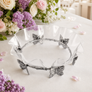 Butterfly Stand Acrylic Bowl 16