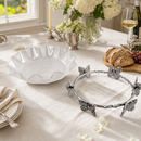 Butterfly Stand Acrylic Bowl 16