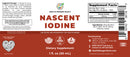 Health Ranger's Nascent Iodine 1 fl oz (30ml) - 2% Strength (Cap - For Long Term Storage)