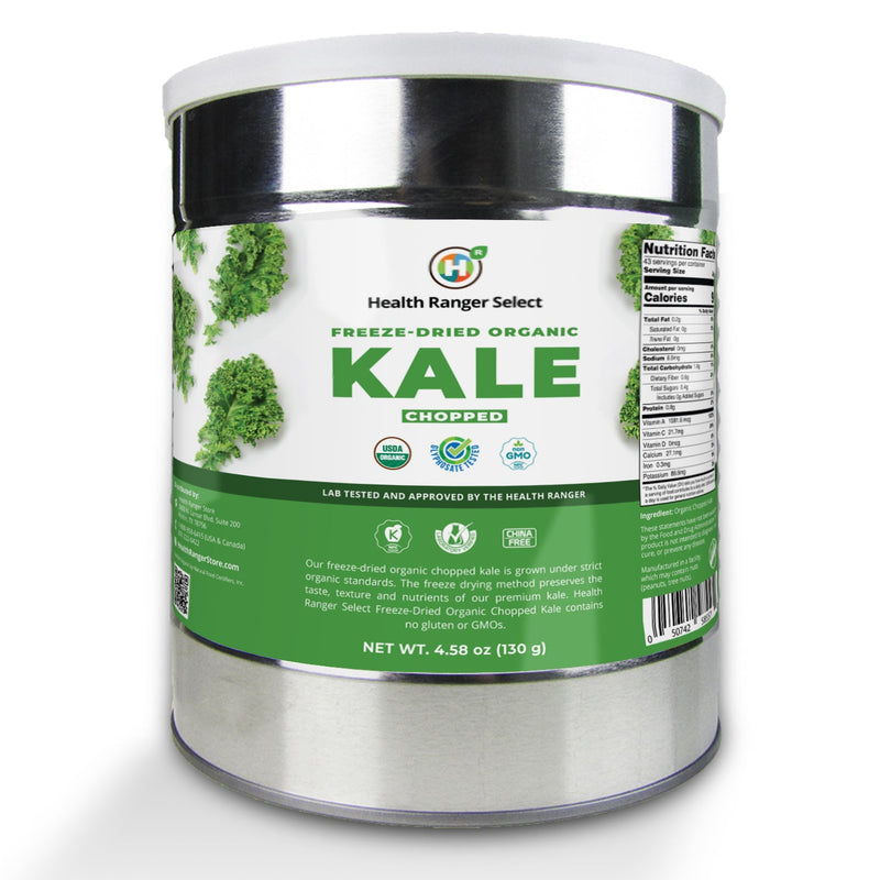 Freeze-Dried Organic Chopped Kale 4.58 oz (130g) (10