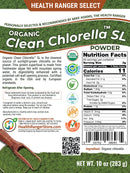 Organic Clean Chlorella SL Powder 10 oz (283g)