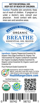 Organic Breathe Essential Oil Blend 15ml
