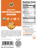 Organic Crystallized Ginger 8 oz (226 g)