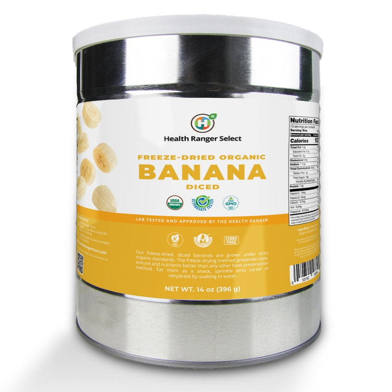 Freeze-Dried Organic Banana 14oz (396g)