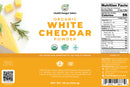 Organic White Cheddar Cheese Powder (40 oz, 1134g)