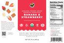 Organic Freeze-Dried Crunchy Munchies Banana and Strawberry (10 oz, 289g)