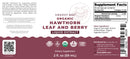 Organic Hawthorn Leaf and Berry Liquid Extract 2 fl. oz (59 ml)