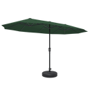 Ainfox 13ft Patio Umbrella Outdoor Two Layers With Umbrella Base