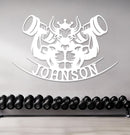 Weight-Lifting Bull Name Sign
