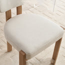 Wooden Dining Chairs Set of 2, Modern Fabric Upholstered Dining Room Chair Kitchen Chairs, Farmhouse Dinner Chair for Kitchen Dining Room