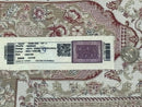 Turkish Silk Hunting Design Rug 4x6, Dark Red & Ivory, Bamboo Silk, New