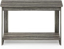 French Oak Grey TV Stand 35 Inch Wide For 37 Inch TV