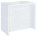 Topanga Engineered Wood Freestanding Home Bar White