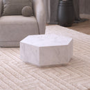 Hexagon Carrara Table