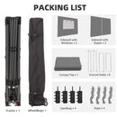 Ainfox 12ftx12ft Pop Up Canopy Tent with 4 Sidewalls One Push Tent Canopy with Wheeled Carry Bag, 8 Stakes and 4 Ropes