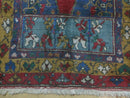 4' X 8' Vintage Handmade Turkish Kazak Pattern Wool Rug Carpet Nice