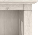 Tall 5 Shelf Bookcase Linen White Oak Modern Farmhouse
