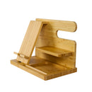 Light Wood Charging Shelf/Valet