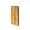 Compact Bamboo Power Bank - Portable Phone Charger