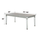 Varian - Dining Table - Mirrored & Antique Platinum