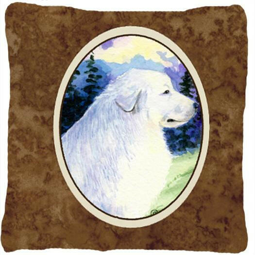 Great Pyrenees Decorative   Canvas Fabric Pillow